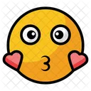 Kiss Love Heart Icône