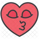 Heart Emoji Face Icône