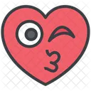 Heart Emoji Face Icône
