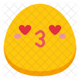 Kiss eye Emoji Icon