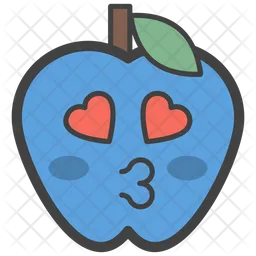 Kiss Face Apple Emoji Icon