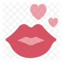 Kiss Lip Heart Icon