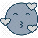 Kiss Love Emoji Icon