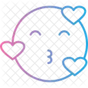 Kiss Love Emoji Icon