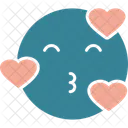 Kiss Love Emoji Icon