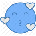 Kiss Love Emoji Icon