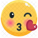 Kiss Love Emoji Emotion Icon