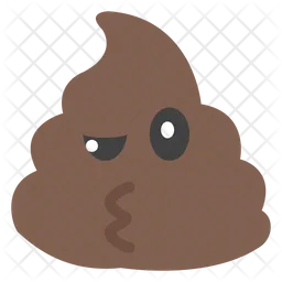 Kiss Poop Emoji Icon