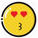 Kiss smiley  Icon