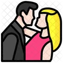 Kiss Wedding Couple Love Icon