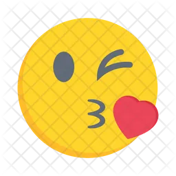 Kissed Emoji Icon