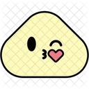 Kiss Heart Emoji Emoticon Icon