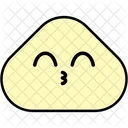 Kissing And Smiling Emoji Emoticon Icon