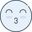 Emoji Kissing Icon