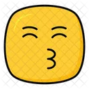 Kissing Kiss Lovely Icon