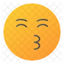 Kissing Kiss Lovely Icon