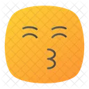 Kissing Kiss Lovely Icon