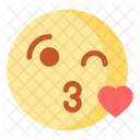 Kissing Kiss Lovely Icon