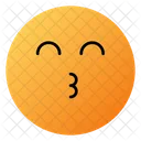 Kissing Face Emoji Face Icon