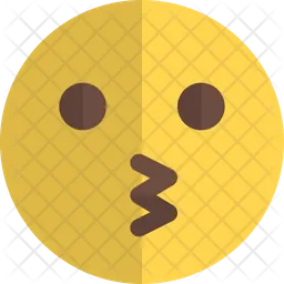 Kissing Face Emoji Icon