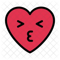 Kissing Face Emoji Icon