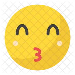 Kissing Face Emoji Icon