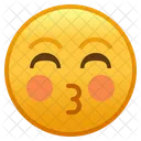 Kissing Face With Closed Eyes  Icon
