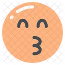 Kissing Face With Smiling Eyes  Icon