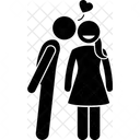 Kissing Girl Kiss Boyfriend Icon