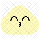 Kissing And Smiling Emoji Emoticon Icône