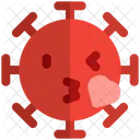 Kissing Heart Coronavirus Emoji Coronavirus Icône