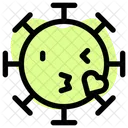 Kissing Heart Coronavirus Emoji Coronavirus Icône