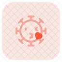 Kissing Heart Coronavirus Emoji Coronavirus Icône