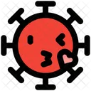 Kissing Heart Coronavirus Emoji Coronavirus Icône