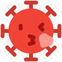 Kissing Heart Coronavirus Emoji Coronavirus Icône