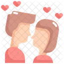 Kissing Kiss Valentines Icon