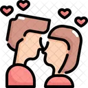 Kiss Kissing Valentines Icon