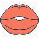 Kissing Lip Osculate Icon