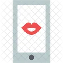 Kissing Mobile Screen Icon