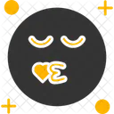Kisskiss Emojiemoticon Cute Face Expression Happy Emoji Emotion Mood Smile Laugh Love Sad Angry Icône