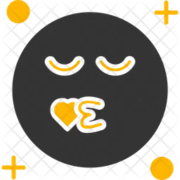 Kisskiss emojiemoticon cute face expression happy emoji emotion mood smile laugh love sad angry  Icon