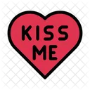 Kissme Love Heart Icon
