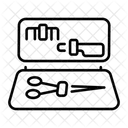 Kit De Barbier Outils Mallette Dequipement Icône