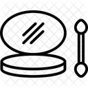 Soins De Beaute Blush Sur Kit Cosmetiques Icône