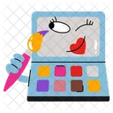 Kit De Peinture Outil De Peinture Palette De Couleurs Icon