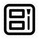 Cosmetiques Poudre Kit Icône