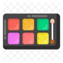 Kit de sombra para os olhos  Ícone