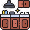 Kitchen Cabinet Oven Icon