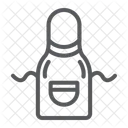 Kitchen Apron Wear Icon
