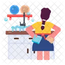 Kitchen Cleaning  Icon